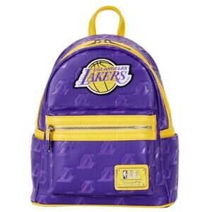 Loungefly NBA Los Angeles Lakers Logo Mini Backpack | NWT